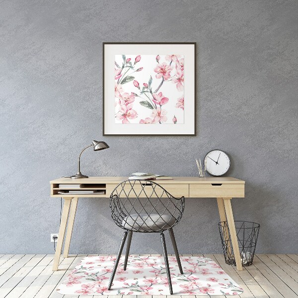 Stuhlmatte Subtile Blumen