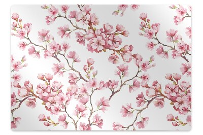bodenschutzmatte schreibtischstuhl Kirschblüte