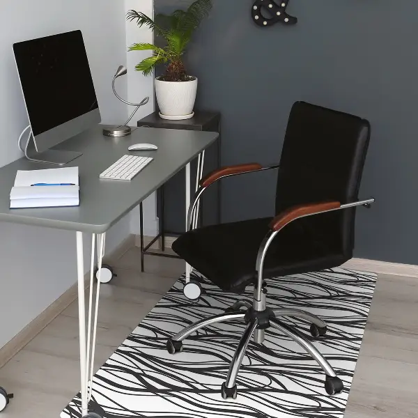 Bürostuhlunterlage Wellige Linien