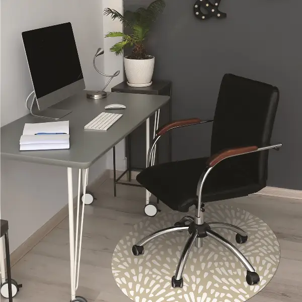 Stuhlunterlage Beige Tränen Boho.