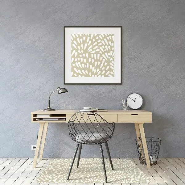 Stuhlunterlage Beige Tränen Boho.