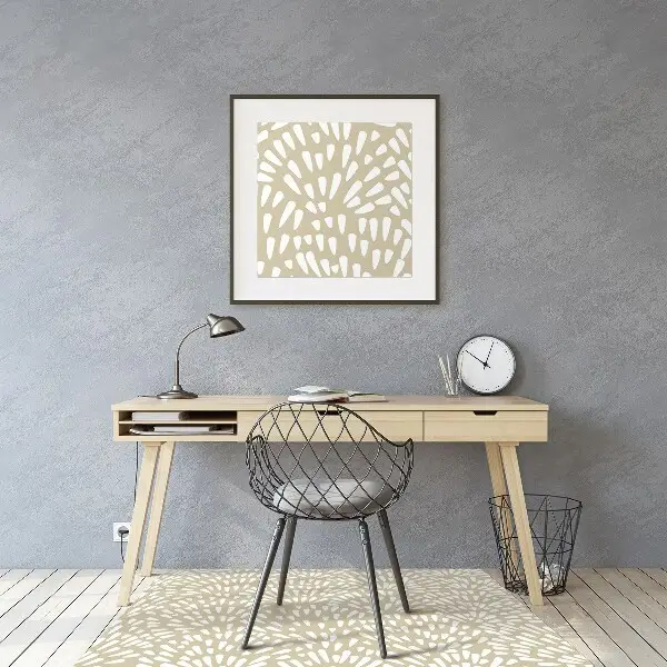 Stuhlunterlage Beige Tränen Boho.