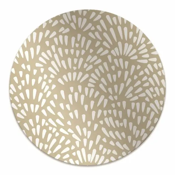 Stuhlunterlage Beige Tränen Boho.