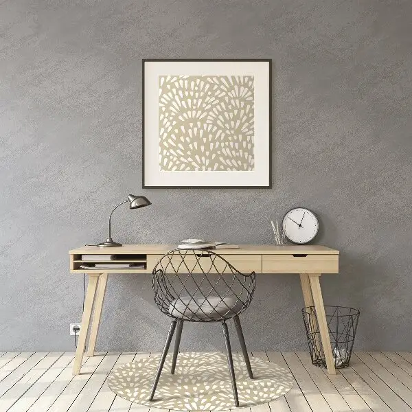 Stuhlunterlage Beige Tränen Boho.