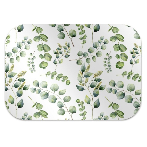 bodenschutzmatte bürostuhl Eukalyptus floral.