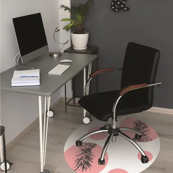 Stuhlunterlage Rosa Ananas