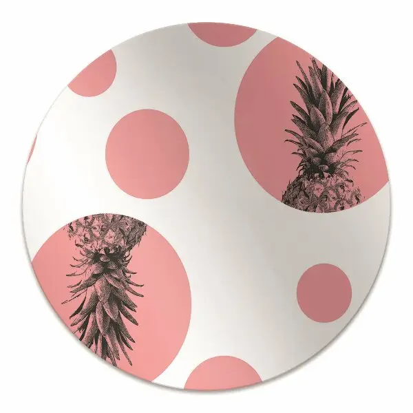 Stuhlunterlage Rosa Ananas