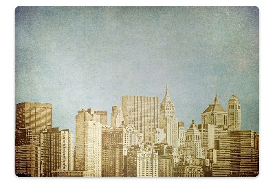 Stuhlmatte für Hartböden Manhattan Wolkenkratzer