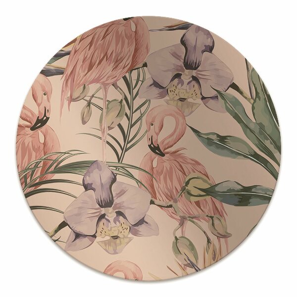 Stuhlmatte Flamingos