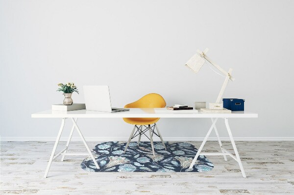 Bürostuhlunterlage Boho-Muster