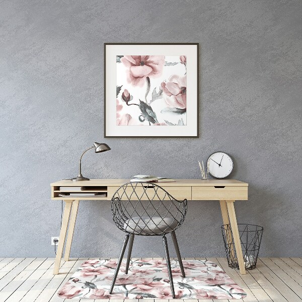 Bürostuhlunterlage Florales Bild