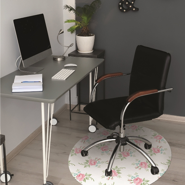 Bürostuhlunterlage Kleine Blumen