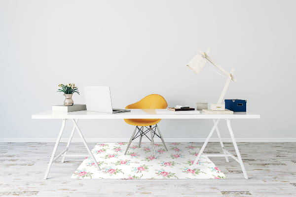 Bürostuhlunterlage Kleine Blumen