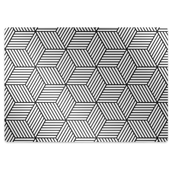 bodenschutzmatte schreibtischstuhl Geometrische Illusion.