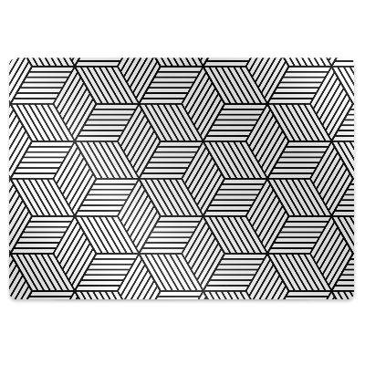 bodenschutzmatte schreibtischstuhl Geometrische Illusion.
