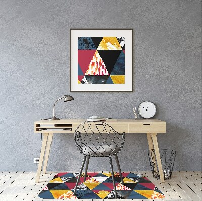 Bodenschutzmatte Mosaik mit Dreiecke
