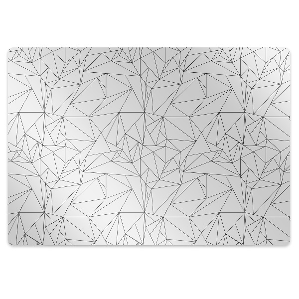 bodenschutzmatte schreibtischstuhl Einfache Dreiecke