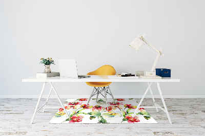 Bürostuhlunterlage Wilde Blumen