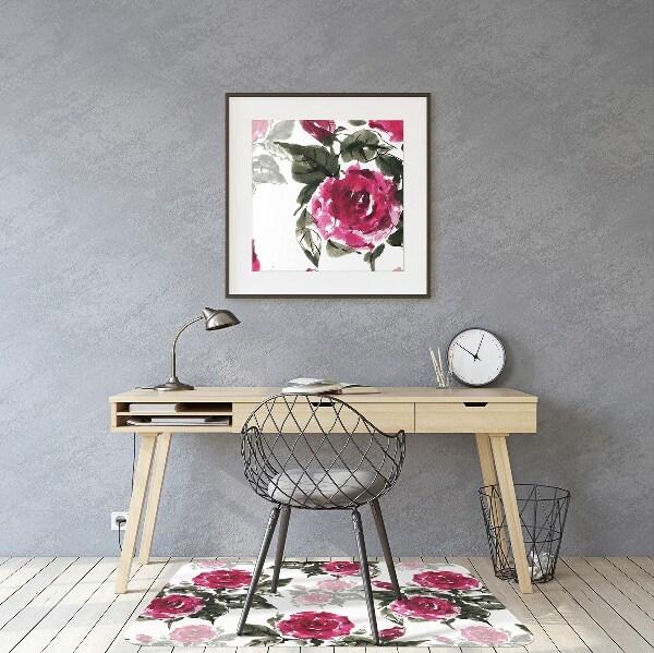 Stuhlunterlage Gemalte Rosen