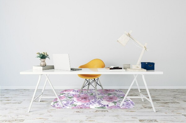 Bürostuhlunterlage Lilane Blumen