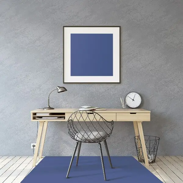 Bürostuhlunterlage Blau