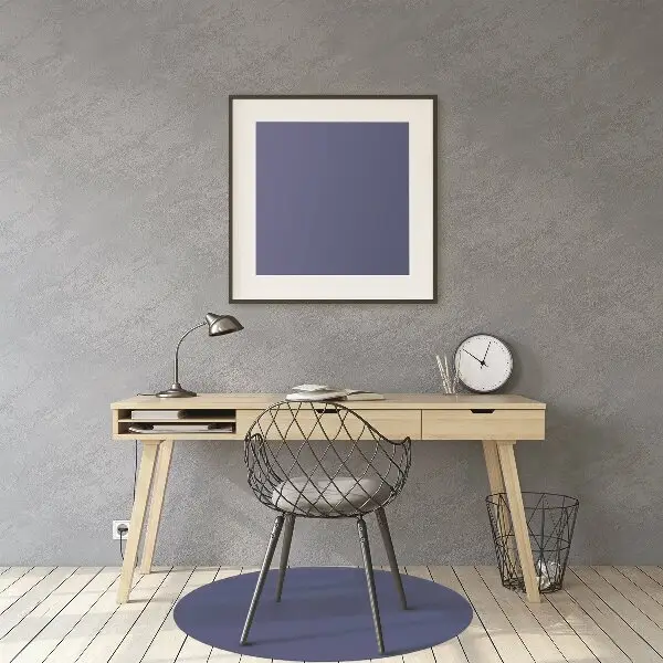 Bürostuhlunterlage Blau