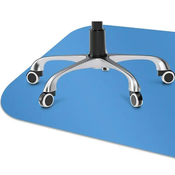 Stuhlmatte für Hartböden Blau