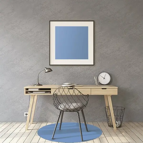 Stuhlmatte für Hartböden Blau