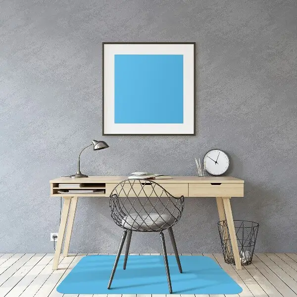 Stuhlunterlage Hellblau