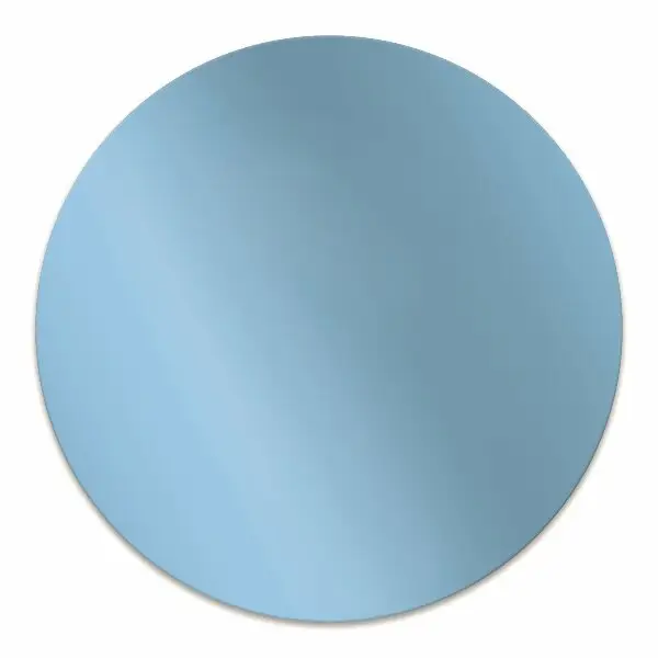Stuhlmatte für Hartböden Pastellblau.