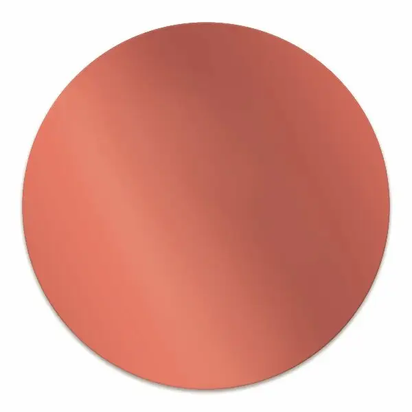Stuhlmatte für Hartböden Pastellorange