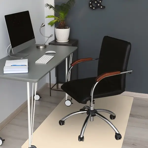 bodenschutzmatte schreibtischstuhl Beige