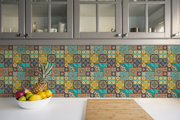 Vinyl wand boden fliesen Patchwork