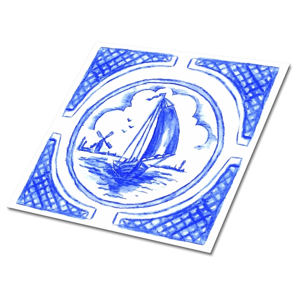Vinyl fliesen Azulejos das Boot