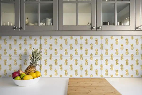 PCV boden wand fliesen Ananas