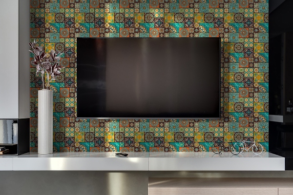Wandverkleidung modern Küchen Patchwork
