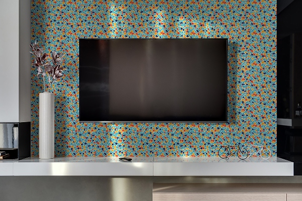 Wandverkleidung kunststoff farbenfrohe Mosaik