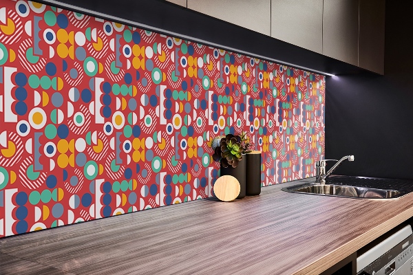 Wandverkleidung paneel Geometrisches Vintage -Muster
