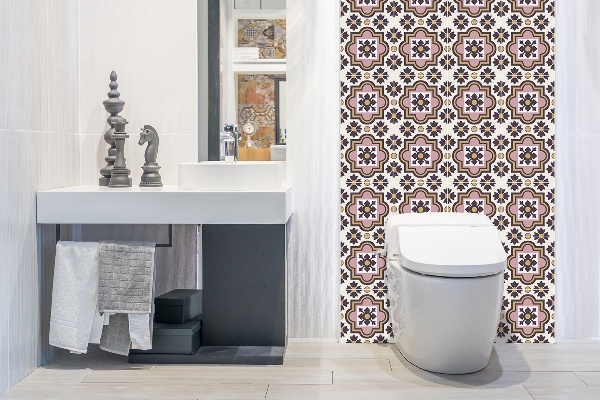 Wandpaneel selbstklebend Arabische Blumen