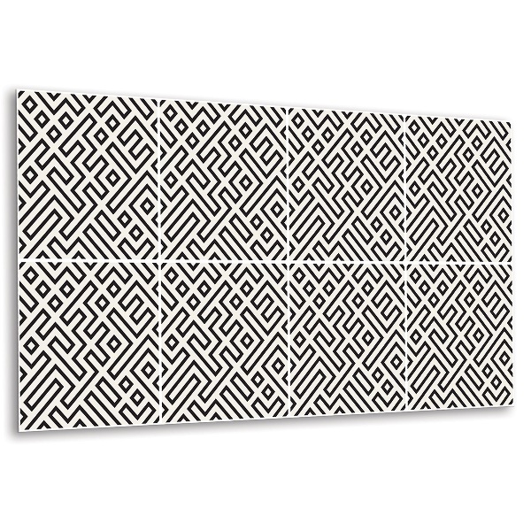 Wandpaneel selbstklebend Geometrische Linien