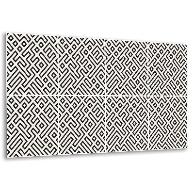 Wandpaneel selbstklebend Geometrische Linien