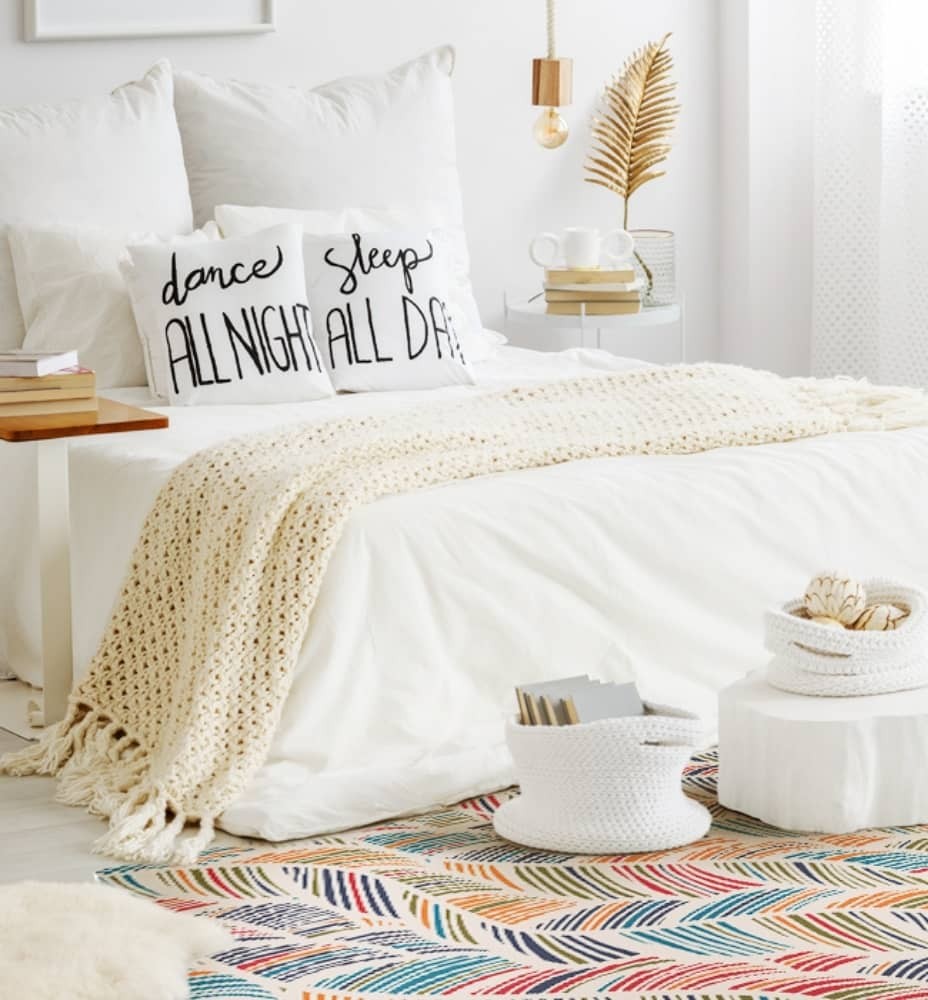 Teppich für das Schlafzimmer